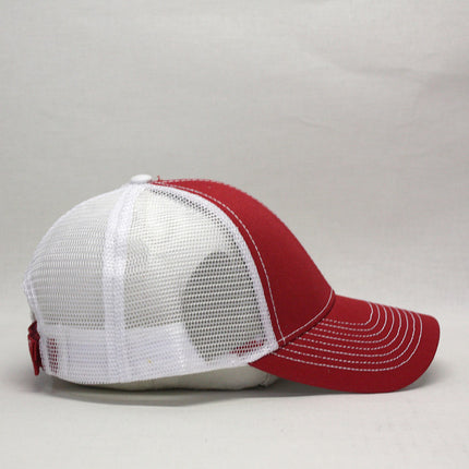 Two Tone Cotton Twill Mesh Adjustable Trucker Baseball Cap