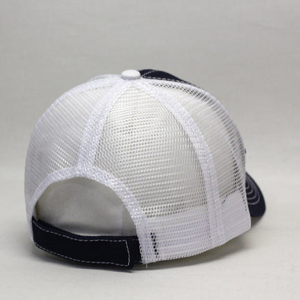 Two Tone Cotton Twill Mesh Adjustable Trucker Baseball Cap