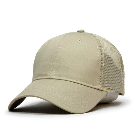 Classic Cotton Twill Low Profile Mesh Adjustable Snapback Baseball Cap