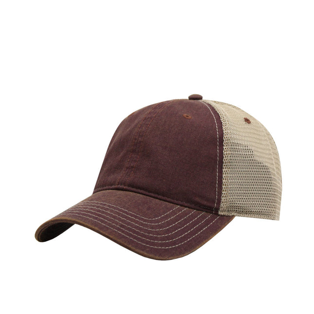 Vintage Washed Cotton Twill Soft Mesh Dad Hat Adjustable Baseball Cap