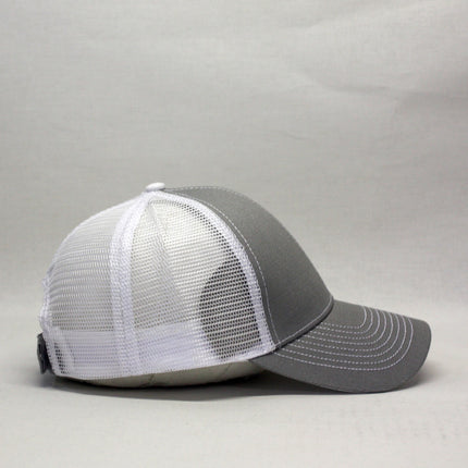 Two Tone Cotton Twill Mesh Adjustable Trucker Baseball Cap
