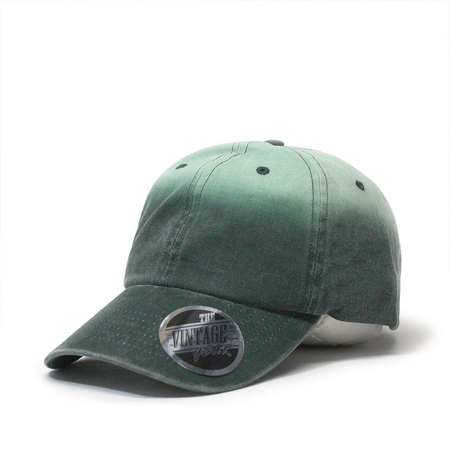 Gradient Print Canvas Cotton Low Profile Adjustable  Baseball Cap