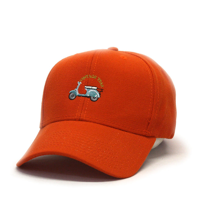 Scooter Embroidered Premium Plain Wool Blend Adjustable Snapback Hats Baseball Caps