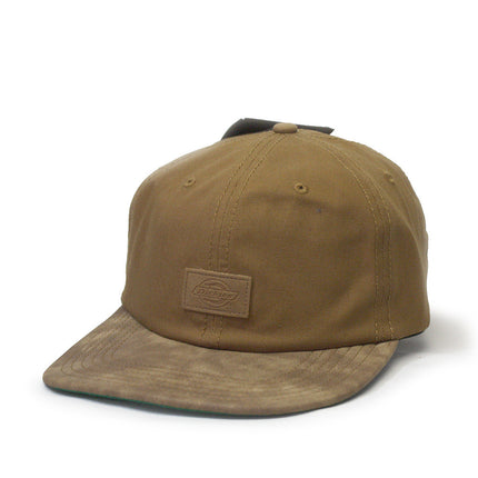 Dickies Denim/Canvas Leather Bill Slouch Soft Brim Adjustable Snapback Baseball Cap