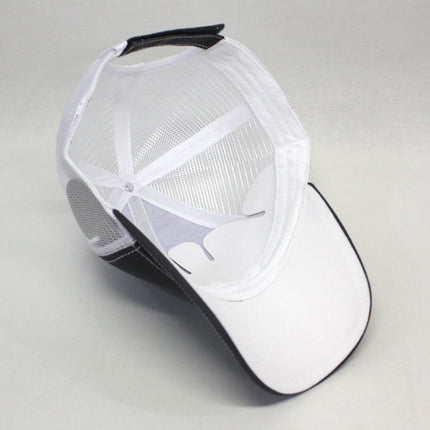 Two Tone Cotton Twill Mesh Adjustable Trucker Baseball Cap