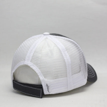 Two Tone Cotton Twill Mesh Adjustable Trucker Baseball Cap