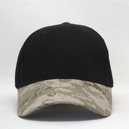 Two Tone Digital Camouflage Low Profile Adjustable Baseball Cap