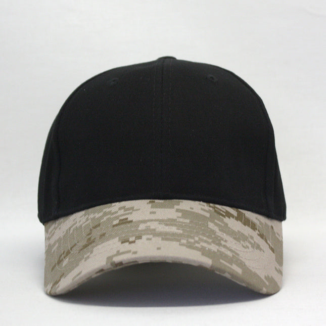 Two Tone Digital Camouflage Low Profile Adjustable Baseball Cap
