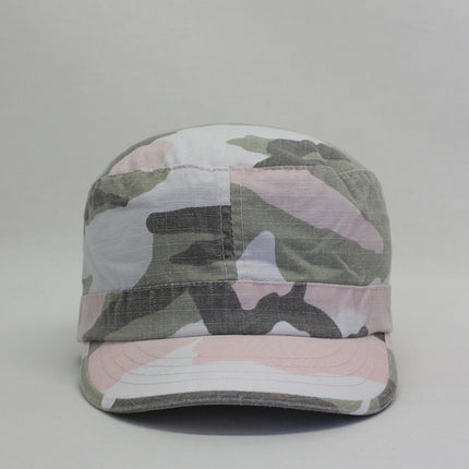 Women's Vintage Fatigue Rip Stop Cotton Military Adjustable Cadet Caps