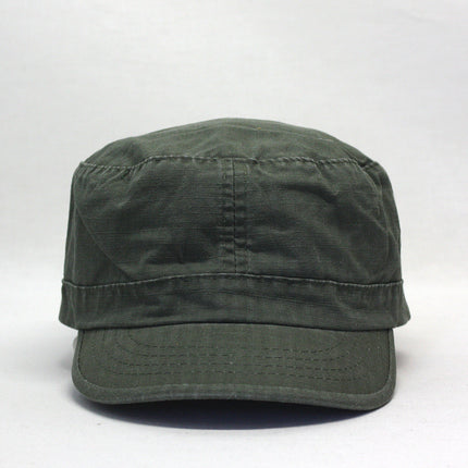 Women's Vintage Fatigue Rip Stop Cotton Military Adjustable Cadet Caps