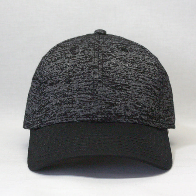 Two Tone Jersey Knit Low Profile Adjustable Baseball Cap