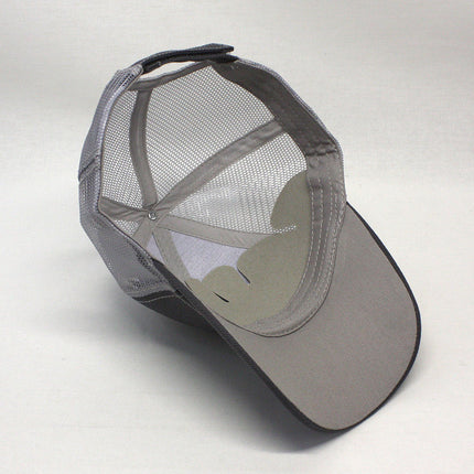 Two Tone Cotton Twill Mesh Adjustable Trucker Baseball Cap