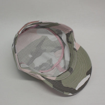 Women's Vintage Fatigue Rip Stop Cotton Military Adjustable Cadet Caps