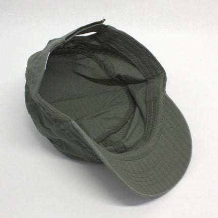 Women's Vintage Fatigue Rip Stop Cotton Military Adjustable Cadet Caps