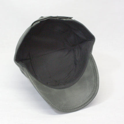 Solid Waxed Cotton Twill Adjustable Military Radar Caps