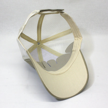 Two Tone Cotton Twill Mesh Adjustable Trucker Baseball Cap