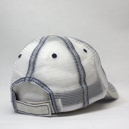 Distressed Cotton Soft Mesh Adjustable Trucker Baseball Cap