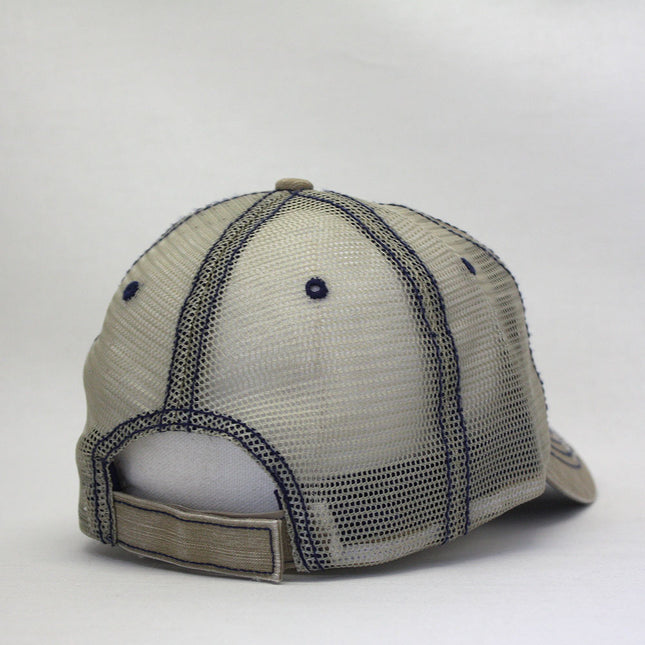 Distressed Cotton Soft Mesh Adjustable Trucker Baseball Cap