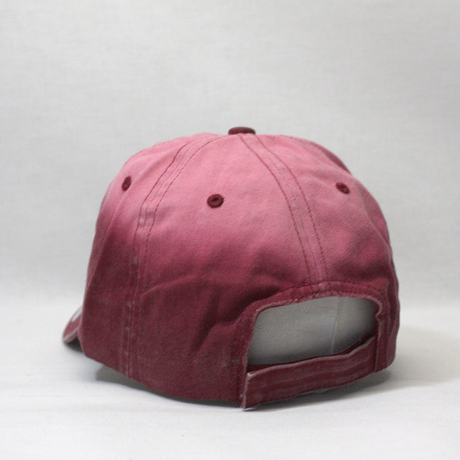 Gradient Print Canvas Cotton Low Profile Adjustable  Baseball Cap