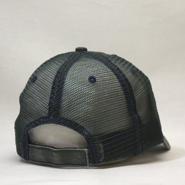 Distressed Cotton Soft Mesh Adjustable Trucker Baseball Cap