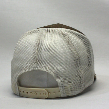 Distressed Cotton Twill Mesh Adjustable Trucker Baseball Cap