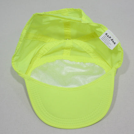 Cap Sac Adjustable Cap with Pocket - Neon Yellow