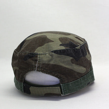 Women's Vintage Fatigue Rip Stop Cotton Military Adjustable Cadet Caps