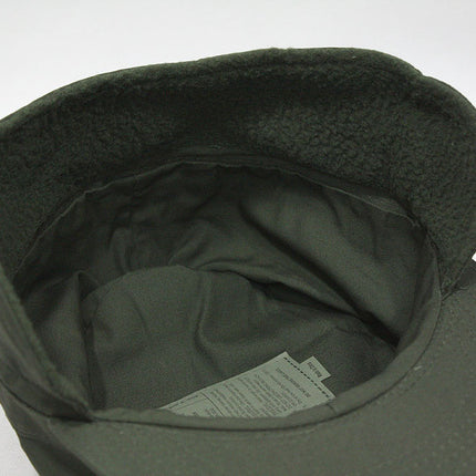 Military G.I. Type Combat Ear Flap Cap - Olive Drab