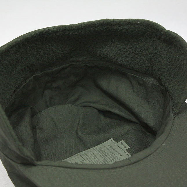 Military G.I. Type Combat Ear Flap Cap - Olive Drab