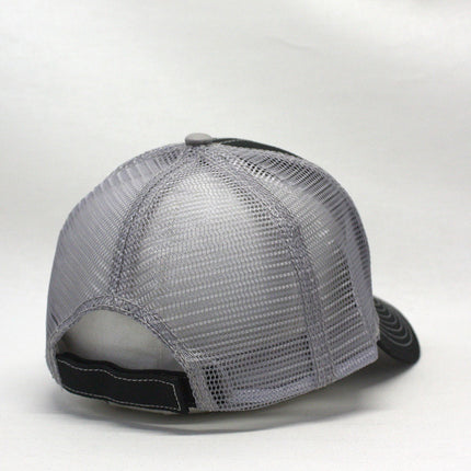 Two Tone Cotton Twill Mesh Adjustable Trucker Baseball Cap