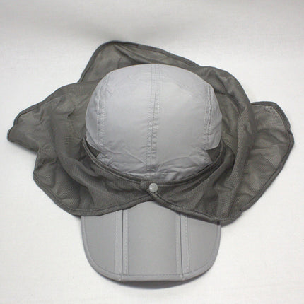 UV 50+ Mesh High Visibility Folding Bill Cap