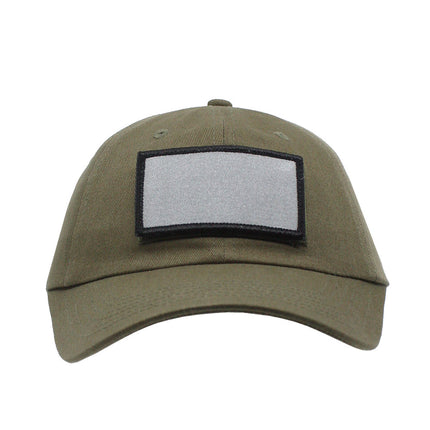 US Flag Tactical  Loop Patch Military Unstructured Cotton Baseball Cap
