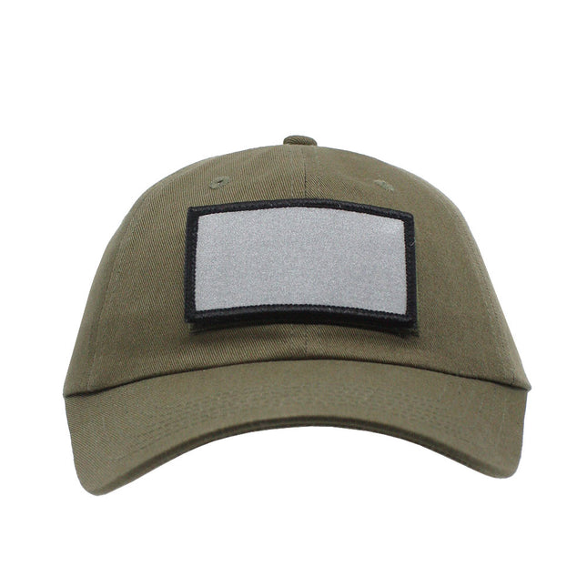 US Flag Tactical  Loop Patch Military Unstructured Cotton Baseball Cap