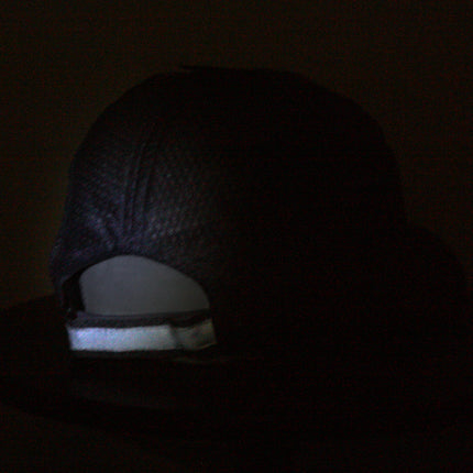 Athletic Cyclist Style High Visibility Reflective Quick Dry Mesh Baseball Cap