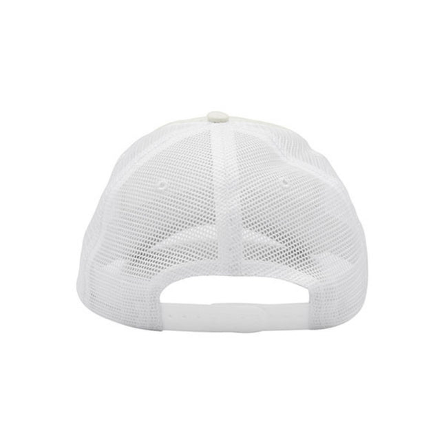 Plain Recycled Crosshatch Cotton Mesh Trucker Baseball Caps