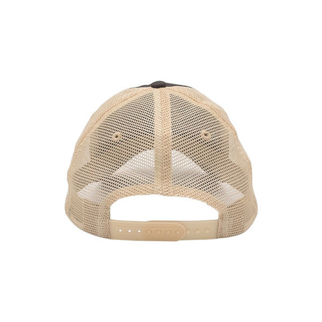 Plain Recycled Crosshatch Cotton Mesh Trucker Baseball Caps