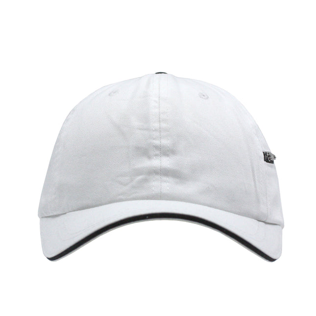 Zipper Pocket Washed Cotton Sandwich Adjustable Baseball Cap