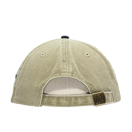 Zipper Pocket Washed Cotton Sandwich Adjustable Baseball Cap