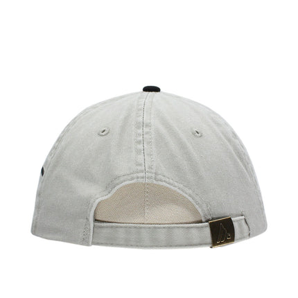 Zipper Pocket Washed Cotton Sandwich Adjustable Baseball Cap