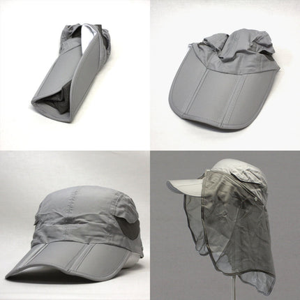 UV 50+ Mesh High Visibility Folding Bill Cap