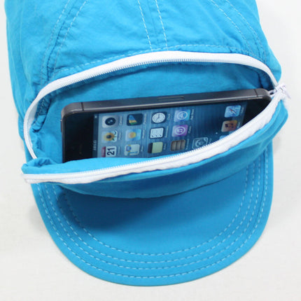 Cap Sac Adjustable Cap with Pocket Turquoise