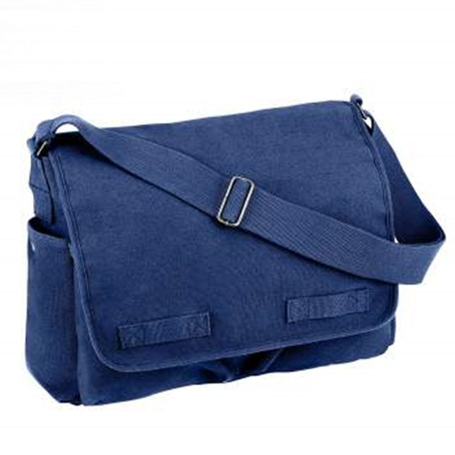 Vintage Year Classic Vintage Washed Canvas Messenger Bag