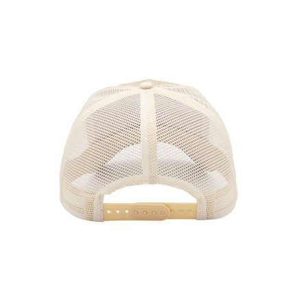 Natural Straw Faux Jute Up Mesh Adjustable Trucker Baseball Cap