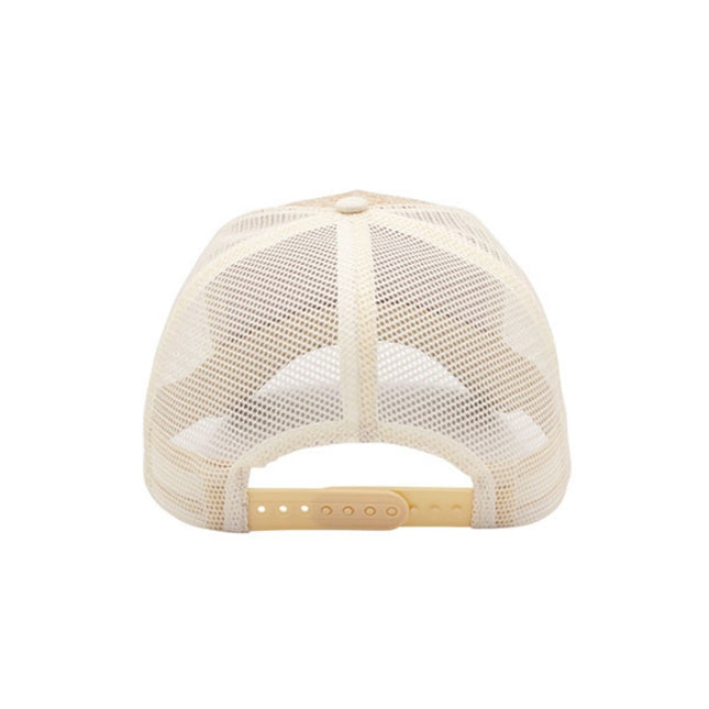Natural Straw Faux Jute Up Mesh Adjustable Trucker Baseball Cap