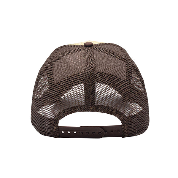 Natural Straw Faux Jute Up Mesh Adjustable Trucker Baseball Cap