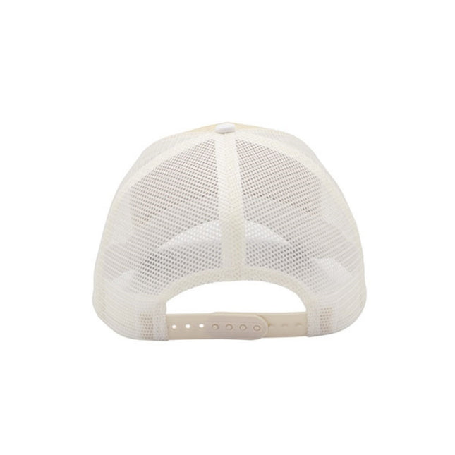 Two Tone Toyo Paper Straw Mesh Adjustable Summer Trucker Baseball Cap