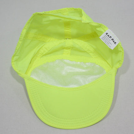 Cap Sac Adjustable Cap with Pocket - Neon Yellow