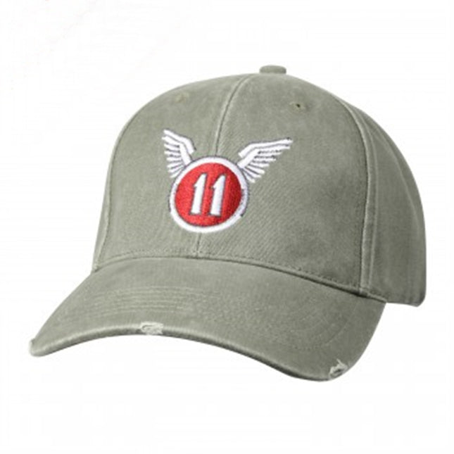 Vintage 11th Airborne Low Profile Distressed Tactical Cap