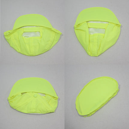 Cap Sac Adjustable Cap with Pocket - Neon Yellow
