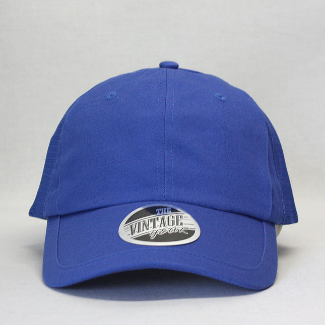 Trimmed Visor Cotton Soft Mesh Adjustable Dad Hat Baseball Cap